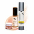 Three skincare products from ZENUE on a white background