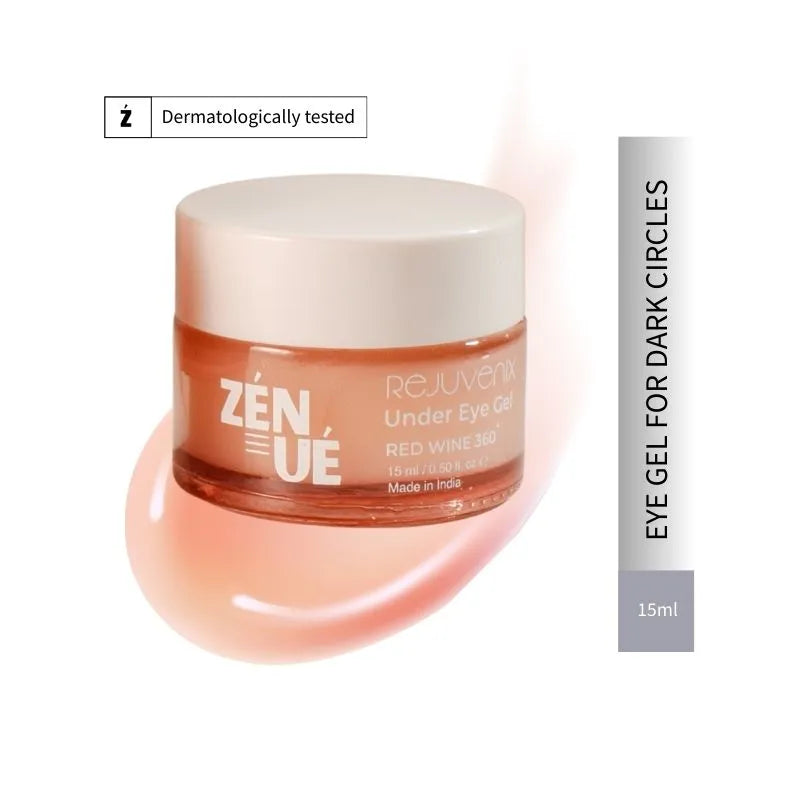 Rejuvenix Under Eye Gel For Reducing Dark Circles And Puffiness with Advanced Actives (Lightweight)