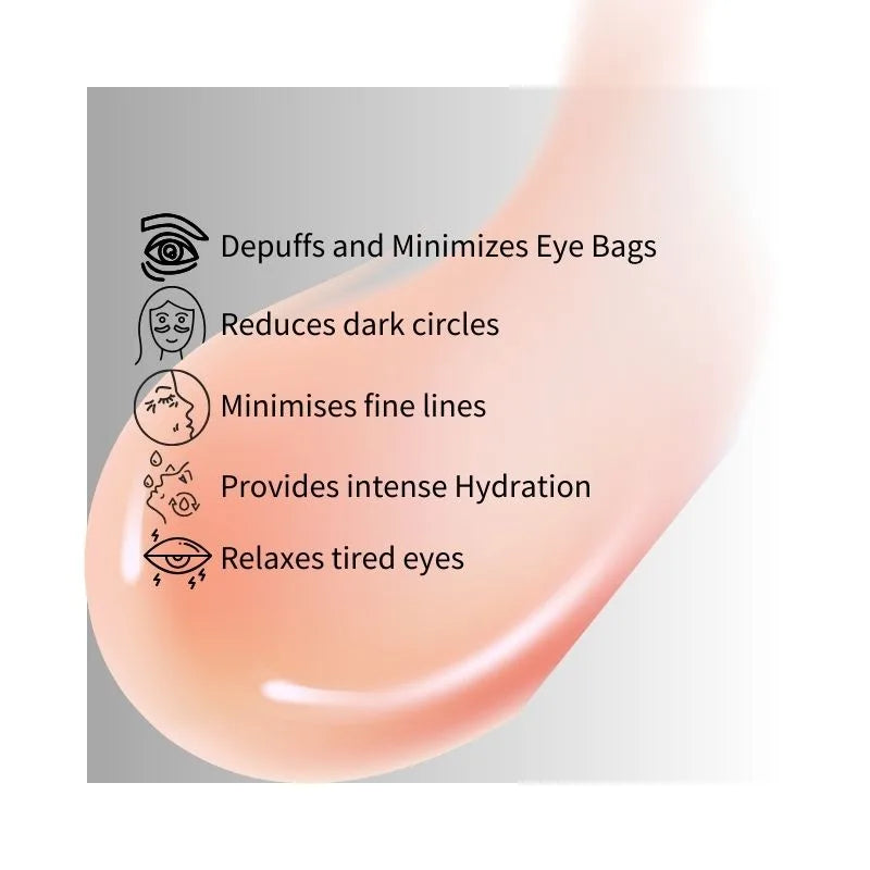 Rejuvenix Under Eye Gel For Reducing Dark Circles And Puffiness with Advanced Actives (Lightweight)